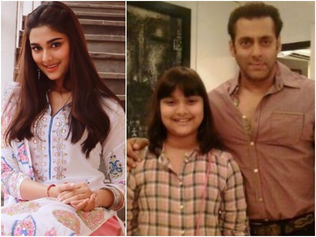 Saiee Manjrekar with Salman Khan