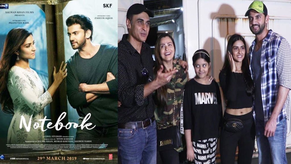 Zaheer Iqbal Movie Notebook
