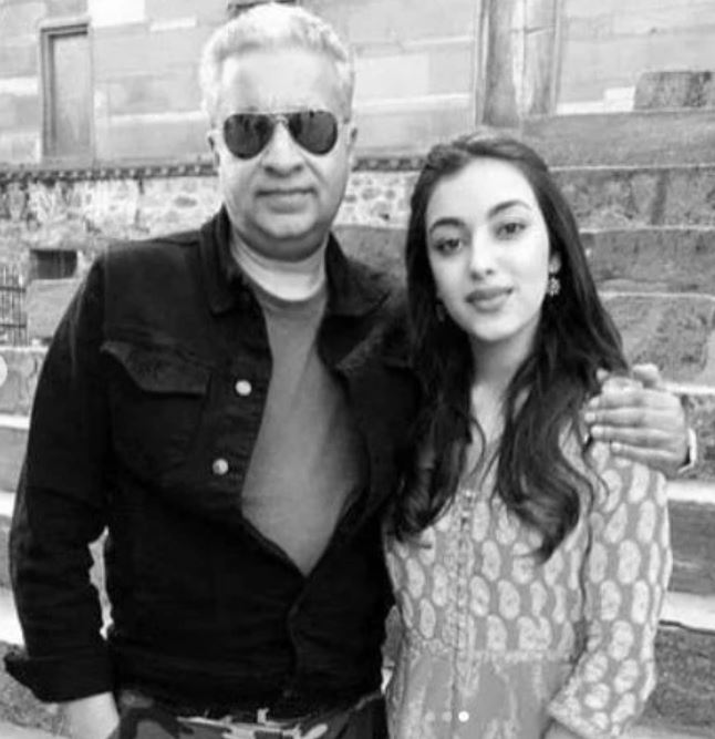Sahher Bambba With Her Father