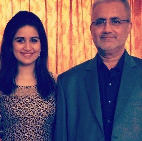 Vaidehi Parshurami With Her Father