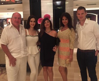 Farah Karimaee with Her Family and Husband