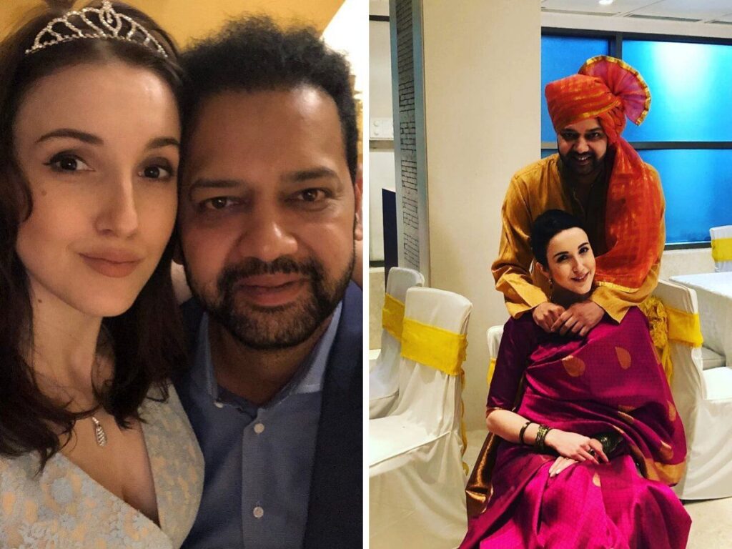 Rahul Mahajan With Her Wife