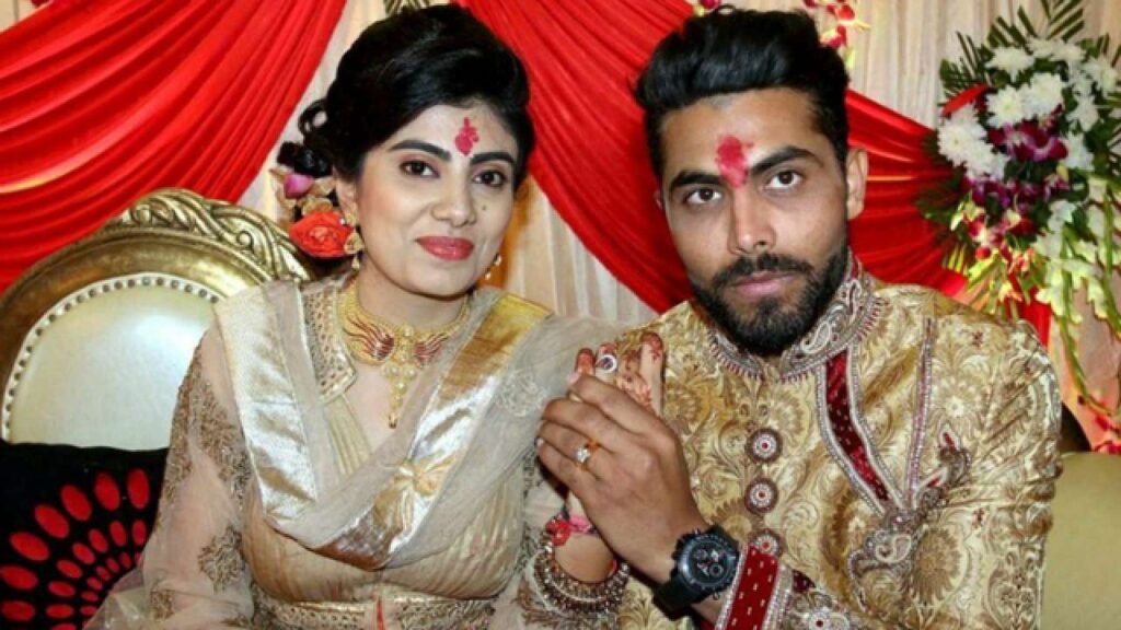 riva solanki with husband jadeja