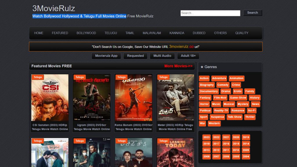 3movierulz Bollywood Hollywood & Telugu Full Movies Online